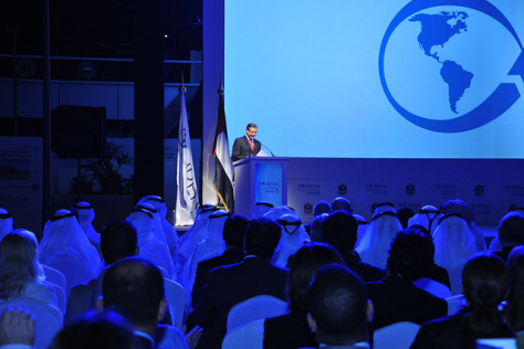 IRENA Director-General Adnan Z. Amin speaking at the inaugural event