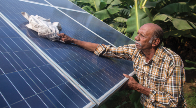 Solar power boosts food production & fights poverty