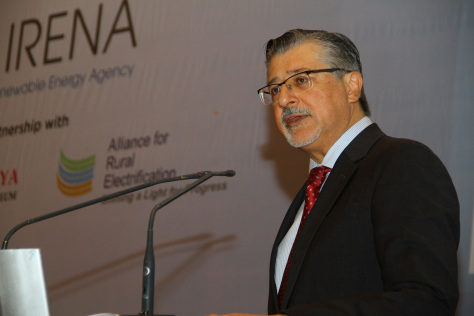 IRENA Director-General Adnan Z. Amin addresses opening of International Off-Grid Renewable Energy Conference